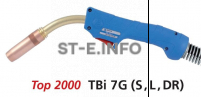 Горелка для полуавтоматаTBi 7G Short (короткая), длина рукава 5м - st-e.info - Санкт-Петербург