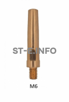 Наконечник М6*45*1,2 (для горелки qtb-500) Panasonic - st-e.info - Санкт-Петербург