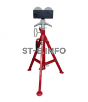 Опора высокая роликовая для труб ST 28-48 диаметр труб 12-300 см - st-e.info - Санкт-Петербург