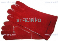 Перчатки-краги сварщика TETU 104 KEVLAR RED - st-e.info - Санкт-Петербург