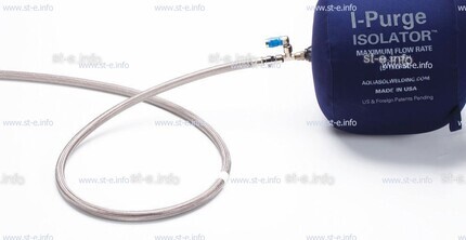 Односторонняя заглушка с трубкой и клапаном ISO 22" (559 mm)  - st-e.info - Санкт-Петербург