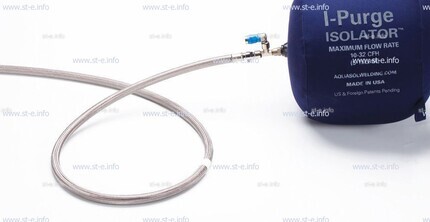Односторонняя заглушка с трубкой и клапаном ISO 26" (660 mm)  - st-e.info - Санкт-Петербург