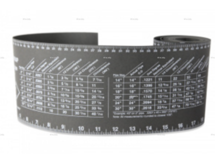 Лента для разметки труб 128mm*1220mm - st-e.info - Санкт-Петербург
