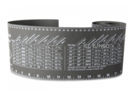 Лента для разметки труб 128mm*1220mm GOLD PREMIUM - st-e.info - Санкт-Петербург