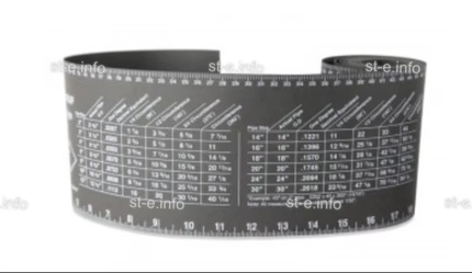 Лента для разметки труб 100mm*2130mm - st-e.info - Санкт-Петербург