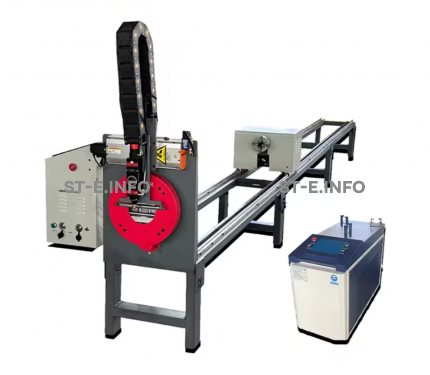 Лазерный станок для резки круглых и профильных труб ST 15-120 3000W - st-e.info - Санкт-Петербург